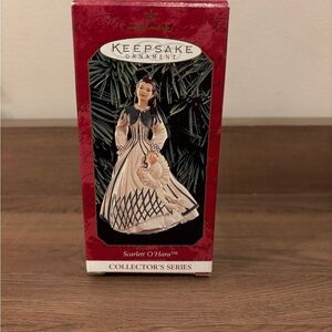 Vintage 1999 Hallmark Ornament Scarlett O’Hara- 3rd in Series NEW In box